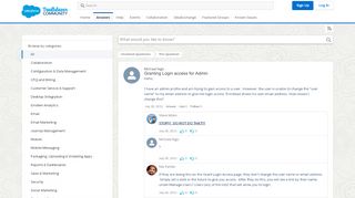 
                            5. Granting Login access for Admin - Answers - Salesforce Trailblazer ...