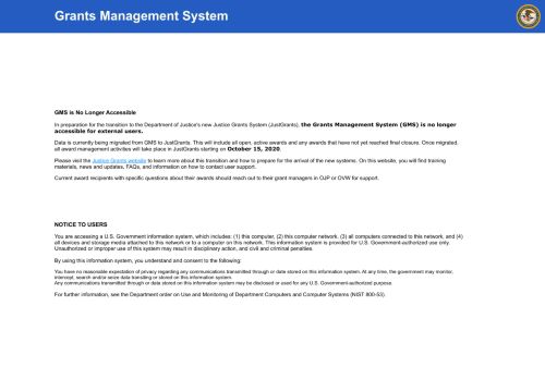 
                            2. Grants Management System