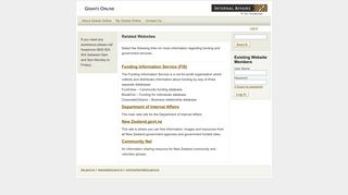 
                            6. Grants Online - Related Websites