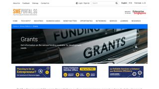 
                            9. Grants | SME Portal