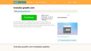 
                            3. Granules GreytHR (Granules.greythr.com) - greytHR Login