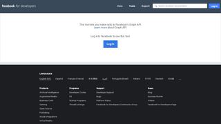 
                            3. Graph API Explorer - Facebook for Developers