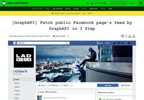 
                            11. [GraphAPI] Fetch public Facebook page's feed by GraphAPI in 3 Step