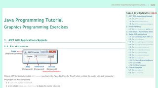 
                            11. Graphics Programming Exercises - Java Programming Tutorial