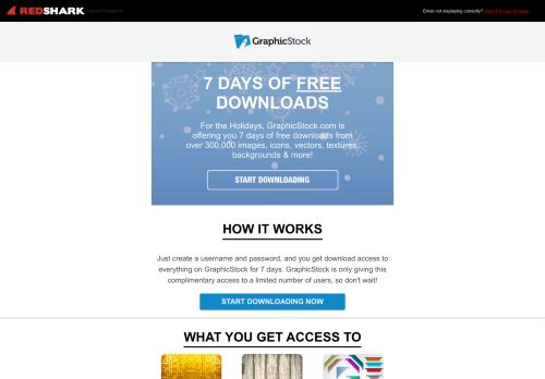
                            8. GraphicStock.com 7 Days Free Downloads