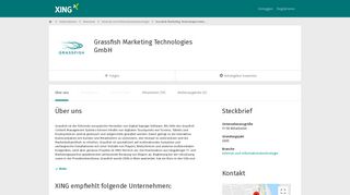 
                            6. Grassfish Marketing Technologies GmbH als Arbeitgeber | XING ...