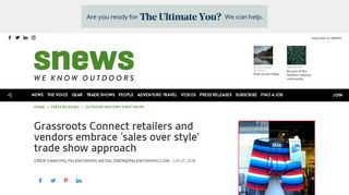 
                            8. Grassroots Connect retailers and vendors embrace 'sales over style ...