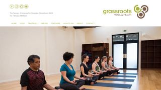 
                            2. Grassroots Yoga - Home