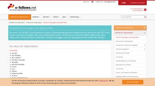 
                            8. Gratis Abos in unserem Stipendienprogramm | e-fellows.net