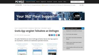 
                            9. Gratis-App vergütet Teilnahme an Umfragen - PC-WELT