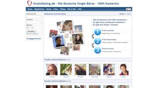 
                            4. Gratis Dating - Die Deutsche Singlebörse - 100% Kostenlos Flirten ...