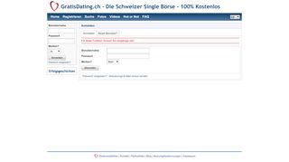 
                            3. Gratis Dating - Die Schweizer Singlebörse - 100% Kostenlos Flirten ...