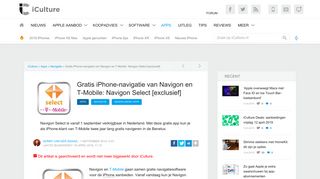 
                            7. Gratis iPhone-navigatie van Navigon en T-Mobile: Navigon Select ...