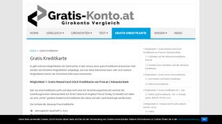 
                            7. Gratis Kreditkarte: 3 Möglichkeiten für uns Österreicher - Stand ...