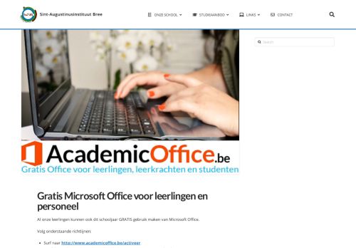 
                            7. Gratis Microsoft Office voor leerlingen en personeel - Sint ...