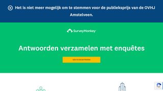 
                            6. Gratis online-enquêtesoftware van SurveyMonkey: Enquête gesloten