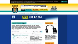 
                            9. Gratis Passwort-Safe auf deutschem Server - so geht's - teltarif.de News