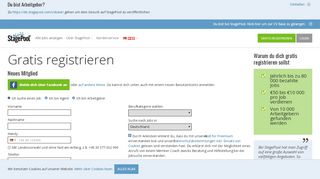 
                            2. Gratis registrieren - StagePool