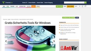 
                            5. Gratis-Sicherheits-Tools für Windows - freenet.de