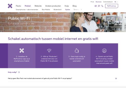 
                            3. Gratis Smart Wi-Fi | Proximus