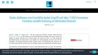 
                            7. Gratis-Software von Formblitz bietet Zugriff auf über 7.000 Formulare ...