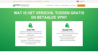 
                            9. Gratis versus betaalde VPN - Private Internet Access