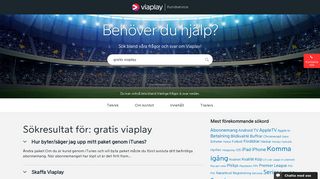 
                            3. gratis viaplay | Sökresultat | Viaplay Kundservice