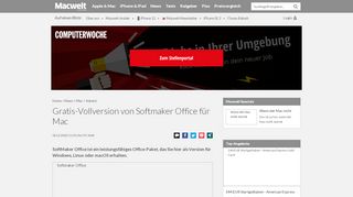 
                            8. Gratis-Vollversion von Softmaker Office für Mac - Macwelt