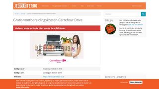 
                            12. Gratis voorbereidingskosten Carrefour Drive | jegeldterug.be - 100 ...