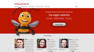 
                            4. Gratis Website Maken Met 123website