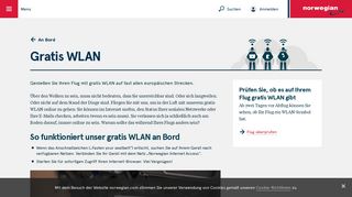 
                            1. Gratis WLAN bei Flügen mit Norwegian | Norwegian