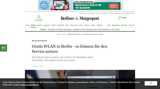 
                            13. Gratis WLAN in Berlin - so können Sie den Service nutzen - Berlin ...