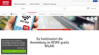 
                            5. Gratis WLAN Jetzt in Ihrem REWE Markt nutzen!