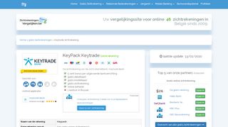 
                            10. Gratis zichtrekening van Keytrade Bank | Zichtrekeningen-vergelijken.be