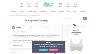 
                            8. Gratisproben für Babys — BabyForum.at