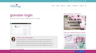 
                            6. gravatar-login - Wordpress websites for coaches, therapists and ...