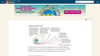 
                            6. gravity: gravity versus launch speed - Students | Britannica Kids ...