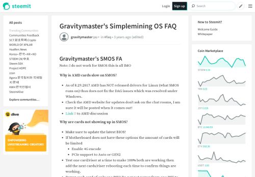 
                            10. Gravitymaster's Simplemining OS FAQ — Steemit