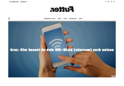 
                            9. Graz: Hier kannst du dein UNI-WLAN (eduroam) auch nutzen - Futter