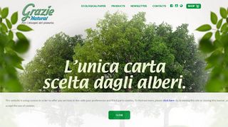 
                            4. Grazie Natural - The only paper that does not cut the trees - Grazie ...