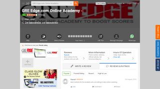 
                            6. GRE Edge.com Online Academy, Adyar - Education Consultants For ...