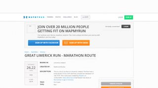 
                            12. Great Limerick Run - Marathon Route in Limerick, Ireland | MapMyRun