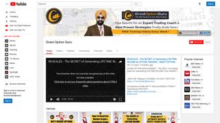 
                            3. GREAT OPTION GURU - YouTube