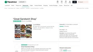 
                            11. Great Sandwich Shop - Review of LunchMate, Letchworth, England ...