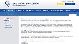 
                            9. Great Valley Virtual Academy / Overview - Great Valley School District