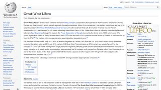 
                            10. Great-West Lifeco - Wikipedia