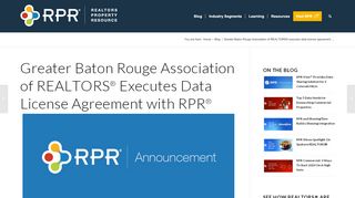 
                            9. Greater Baton Rouge Association of REALTORS® executes data ...