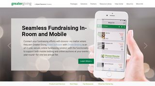 
                            2. Greater Giving: Nonprofit Fundraising Software & Fundraising Ideas