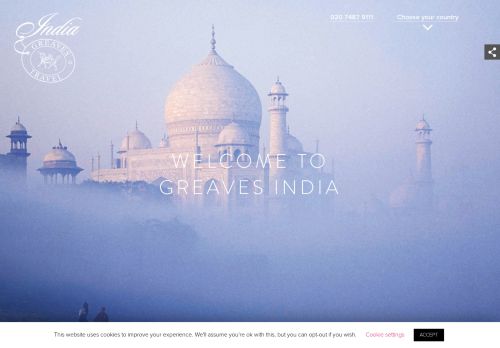 
                            6. Greaves India: Luxury India Holidays & Tailor Made Tours 2019/2020