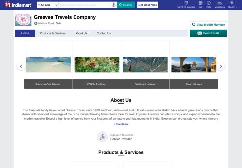
                            13. Greaves Travels Company - IndiaMART